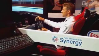 JENSON BUTTON DRIVES OUR MOTION SIMULATOR IN SINGAPORE