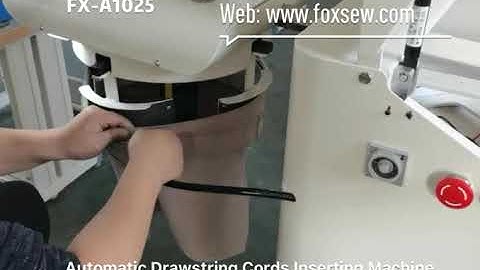 Automatic Drawstring Cords Inserting Machine