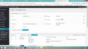 how to create new gallery using nextgen wordpress gallery