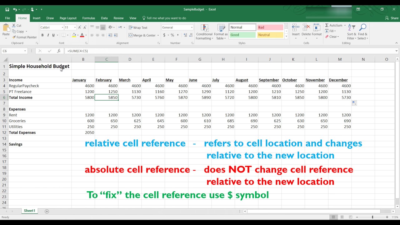 How to Use Excel Formulas