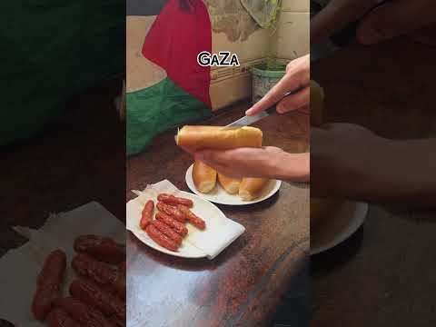 هوت دوغ توفر عنا 🌭 #viral #food #gaza #اكسبلور
