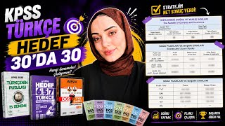 Kpss Türkçe Branş Deneme Önerileri “Hedef 30’Da 30 Net 🚀”