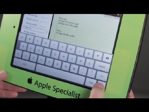 Accessing an iPad Virtual Keyboard : iPad Tips - YouTube