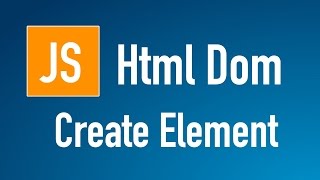 Javascript 12 - 8 - createElement no DOM
