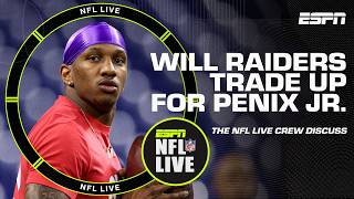 Will the Las Vegas Raiders trade up for Michael Penix Jr.? 👀 | NFL Live