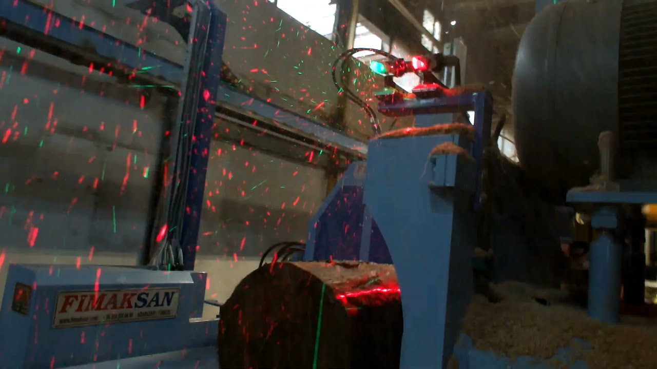 FİMAKSAN FI.120 Tandem Band Saw & Canter Slabber - Cant and Lumber Production