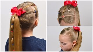 5 Minute Easy Elastic Hairstyle | Elastic Style | Quick and Easy hairstyle for girls #67 5 Minute Easy Elastic Hairstyle | Elastic Style | Quick and Easy hairstyle for girls #67