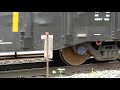 CSX Train Clips Metal Sign Too Close to Tracks - Fostoria, OH thumbnail