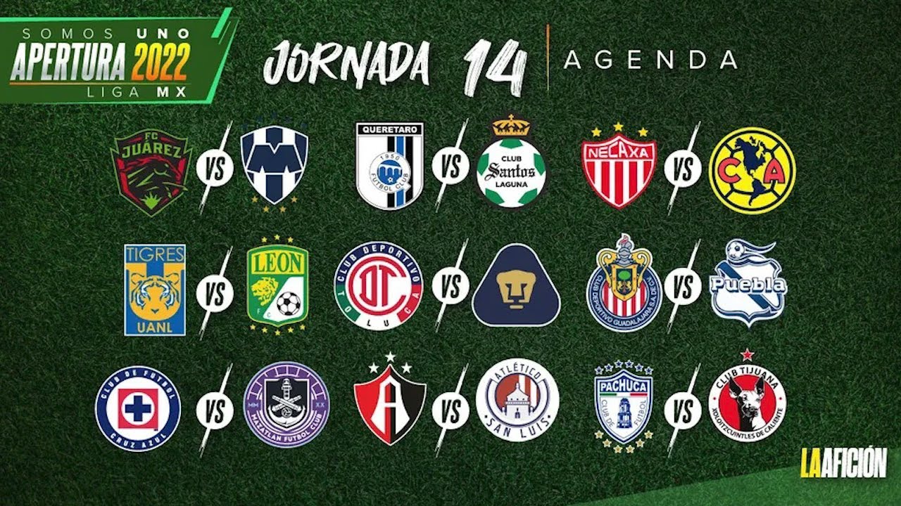 Liga MX Dónde ver VIVO partidos J14 del Apertura 2022 - Milenio