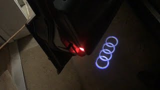 2 stücke LED Projektor Lampe Ghost Shadow Autotür Willkommen licht Audi  Sline A1 A3 A4 A5 A6 A7 Q3 Q5 Q7 A8 Sq5 R8 B5 B6 B8 C5 C8 8P - AliExpress