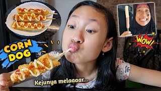 Bikin CornDog Enak Pakai Keju Mozarella - Misteri Ketukan Pintu 😄 Asti Kunyit Eps 250