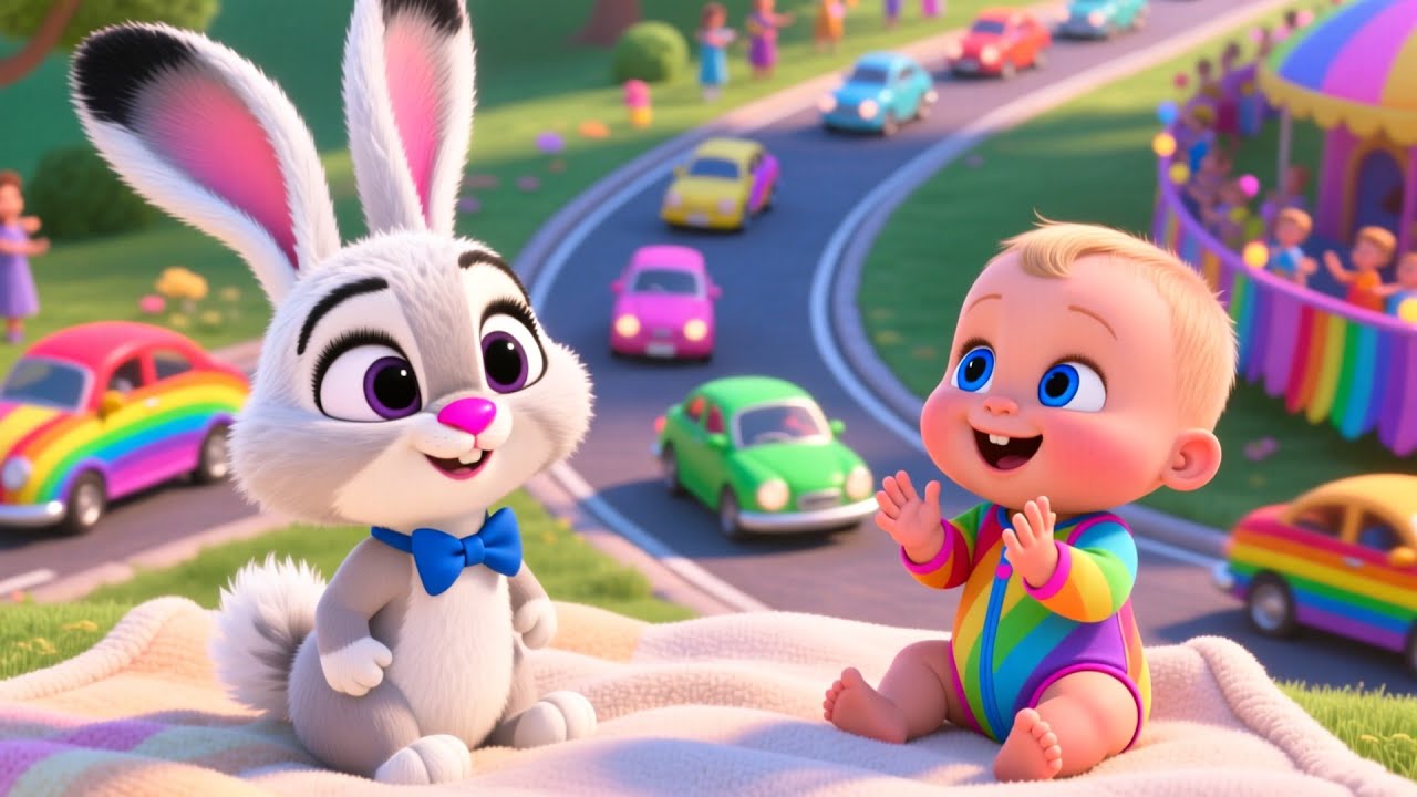 Bunny Magic Carrot Hop 🐰🥕✨ Fun Toddler Learning Song | Kids Farm Rhyme