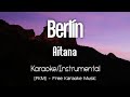 Aitana  berln karaokeinstrumental  fkm free karaoke music