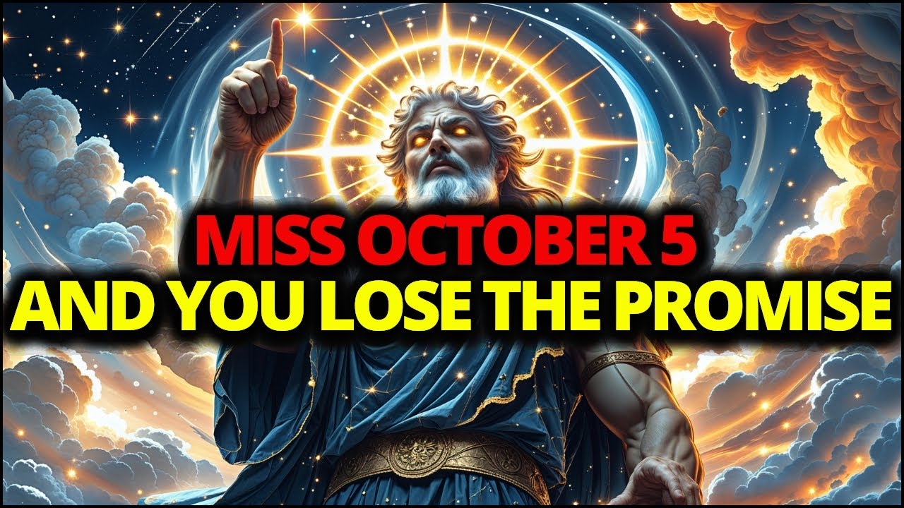Chosen Ones, October 5 Marks the Door of Separation — Miss It and You Lose the Promise