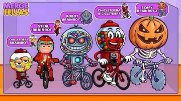 Merge Fellas Italian Brainrot Chicleteira New Mode | NEW UPDATE Gameplay - Reaching Max Level