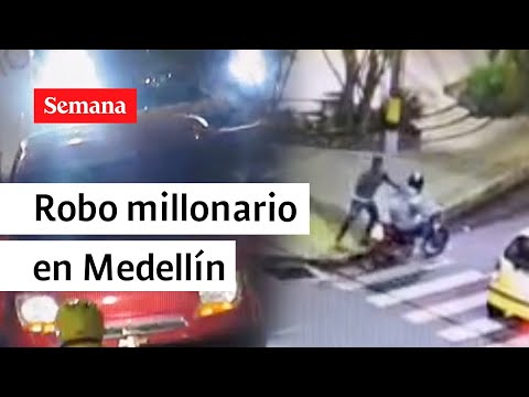 Autoridades realizaron persecución que impidió robo millonario en Medellín | Semana noticias