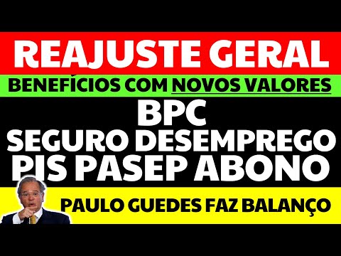 MUDOU TUDO! NOVOS VALORES 2022: BPC, SEGURO DESEMPREGO E PIS PASEP PAULO GUEDES FAZ BALANÇO