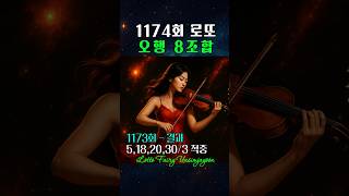 1174회 로또 당첨 예상 번호 | 로또 요정 자윤의 오행번호·명당·분석·요정·당첨번호·이번주·예상번호 받기·토요일·금요일#shorts#1등당첨번호#선거는대선!,로또는대박!