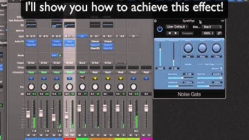 Logic Pro X Gate - Gating Synth Through  Side-Chain Input