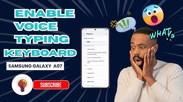 How To Enable Voice Typing On Samsung Galaxy A07 – Step by Step Tutorial`!
