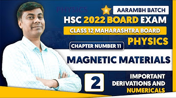 Aarambh Batch || Magnetic Materials  Most Important Numerical Part 2