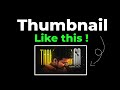 How to make viral Thumbnail / professional thumbnail editing/glow effect thumbnail editing tutorial