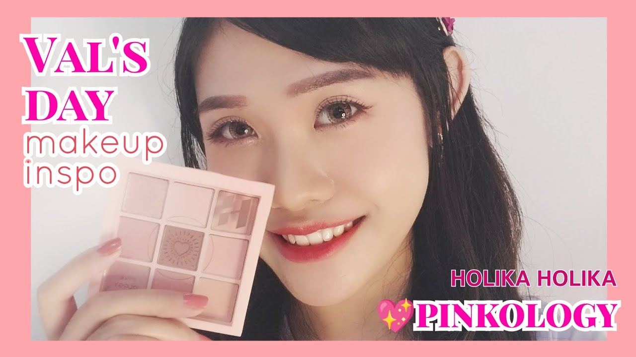 Valentine's Day Makeup - Eyeshadow Recommendation HOLIKA HOLIKA PINKOLOGY | Review and Swatches
