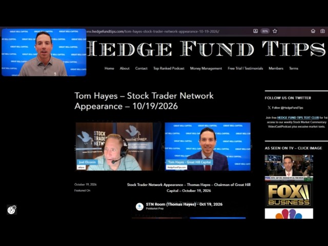 Hedge Fund Tips with Tom Hayes - VideoCast - Episode 366 - October 21, 2026