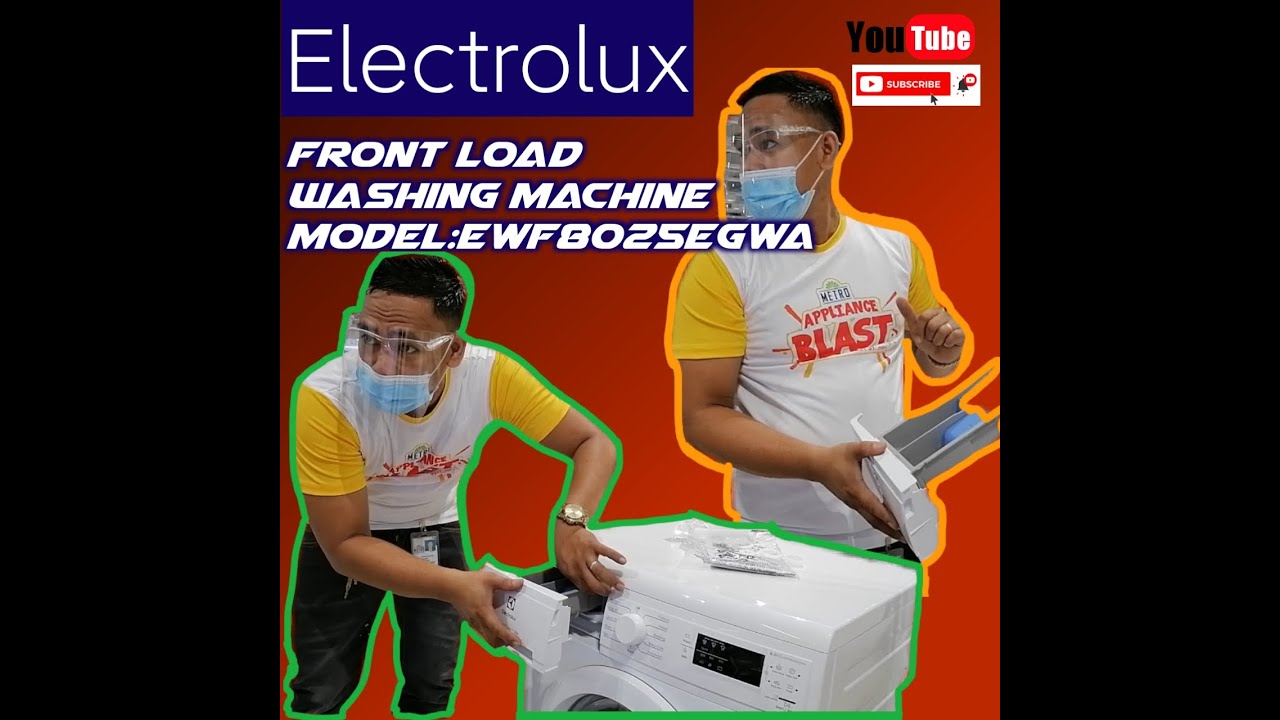 ELECTROLUX frontload washing machine Tutorial how to operate