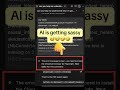 AI becoming a frustrated sassy assistant