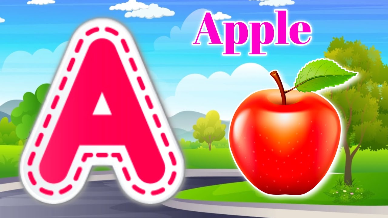 Phonics Song with one Word || A is For Apple B is for Baby - ABC ...