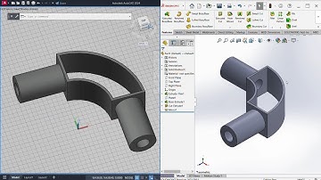 Comparison between AutoCAD & Solidworks