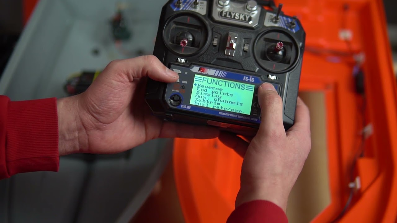 Подключение электроники КАРПОВОГО корабля / Привязка FlySky - YouTube
