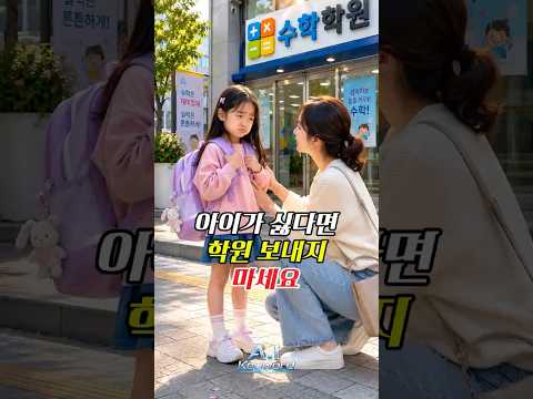 아이가 싫다면 학원 보내지 마세요