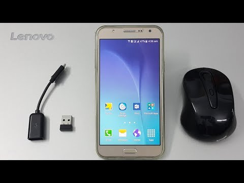 Samsung Galaxy J7 OTG Test With Wireless Mouse