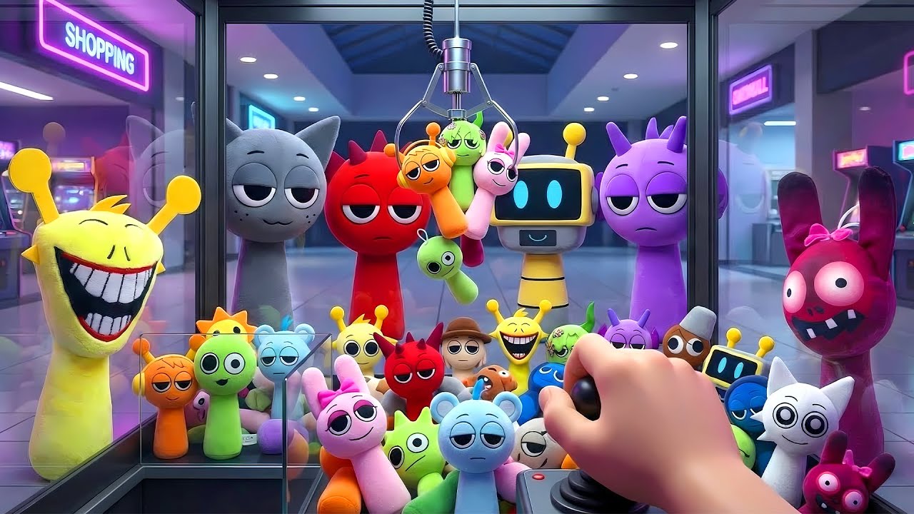 This Guy Just Won EVERY Sprunki from ONE Claw Machine?!