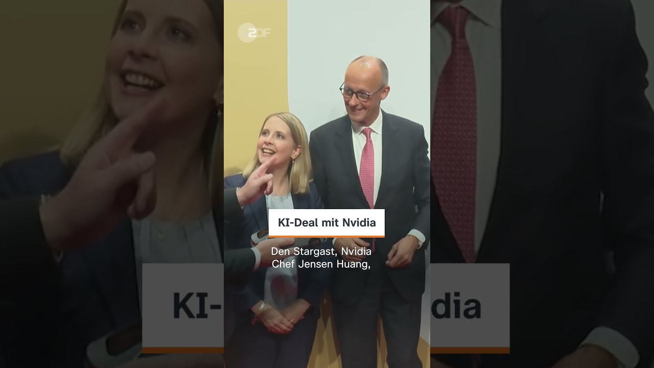 Rennen um die KI-Vorherrschaft? Merz unterschreibt Absichtserklärung mit Nvidia | #ki #kiboom