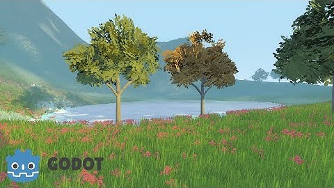 Beautiful 3D scene in godot.