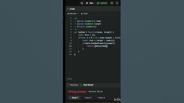 1.Two Sum Leetcode #leetcode #leetcodesolution #javascript #coding#problemsolving #shorts #ytshorts