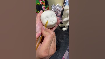 Nặn Đầu Tượng Bằng Đất Sét | Thủ Công Nghệ Thuật-: Sculpting a Clay Head | Handmade Art