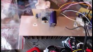 Tda7294  EXPLOSION (pcb in mirror)