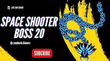 Space Shooter Galaxy Attack Boss Level 20 | Boss 20 Fight- Gameplay IOS & Android