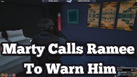 Marty Calls Ramee To Warn Him | No-Pixel 3.1