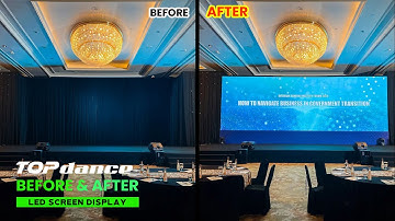 Before & After: TOP Dance LED Screen Display Setup in Action!