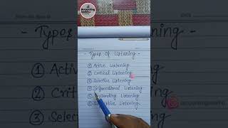 Types Of Listening In Communication | #accountingseekho | #shorts screenshot 5