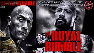 WWE Royal Rumble 2013 Theme Songs - "What Makes A Good Man/Champion" by The Heavy/CM&TF+ DL