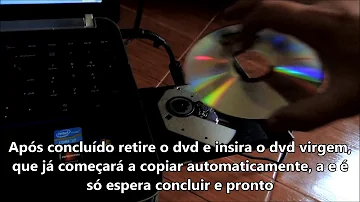 Como fazer a cópia de um DVD?
