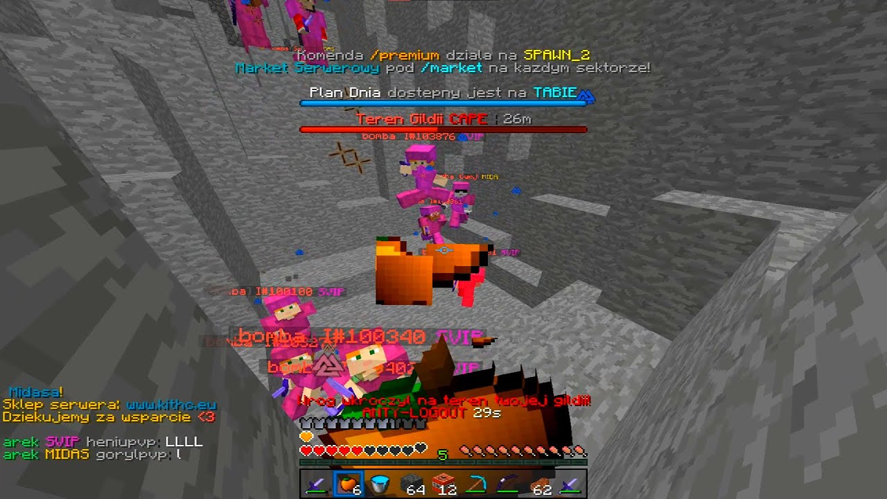 takich graczy brakuje - kithc.eu ziomek uratowal 1vs20 w fosie