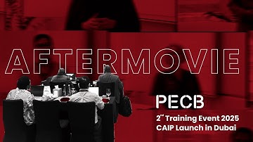 PECB Training Event 2025 – CAIP Launch in Dubai Aftermovie Part 2