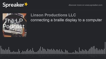 connecting a braille display to a computer